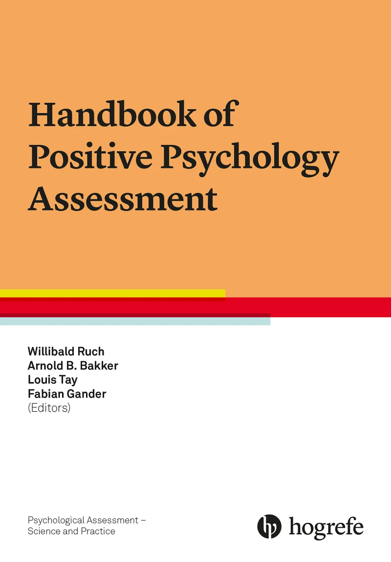 Portada: Handbook of Positive Psychology Assessment