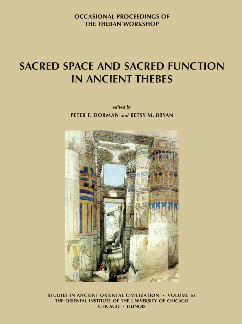 Portada: Sacred Space and Sacred Function in Ancient Thebes