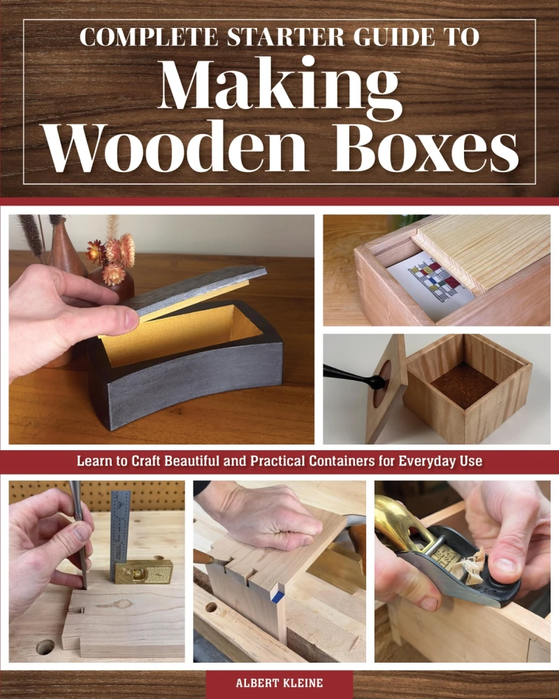 Portada: Complete Starter Guide to Making Wooden Boxes