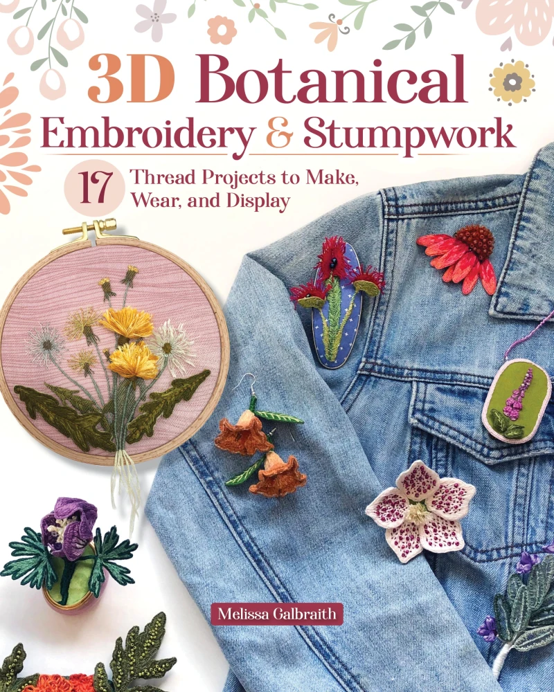 Portada: 3D Botanical Embroidery & Stumpwork