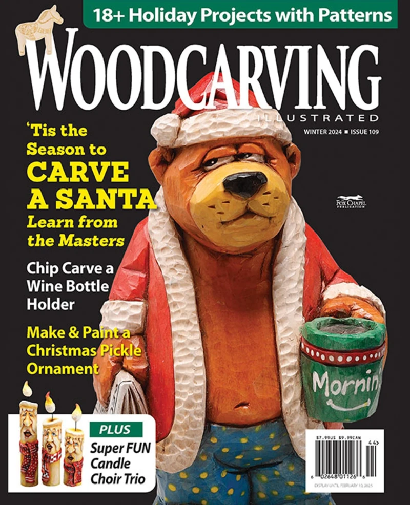 Portada: Woodcarving Illustrated Issue 109 Winter 2024