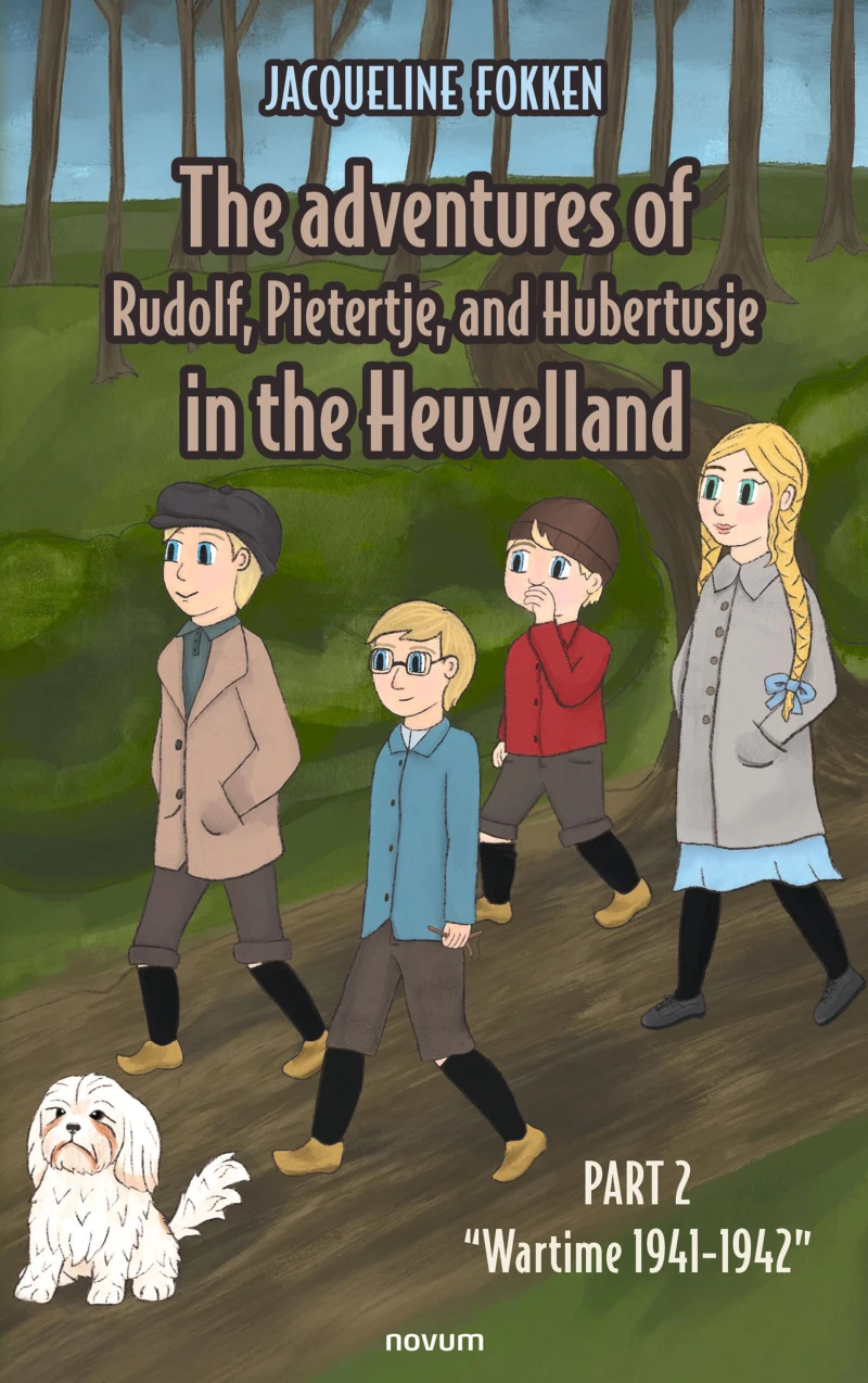 Portada: The adventures of Rudolf, Pietertje, and Hubertusje in the Heuvelland