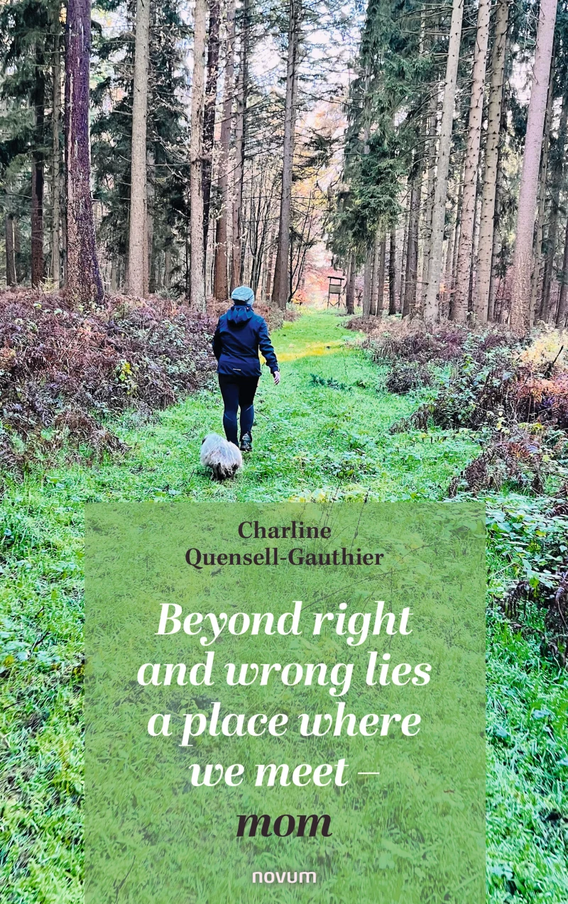 Portada: Beyond right and wrong lies a place where we meet - mom