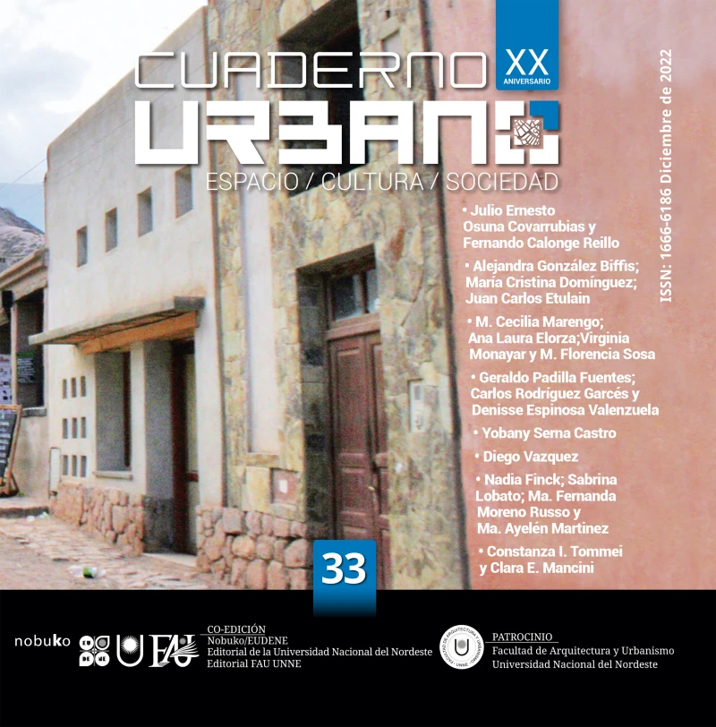 Portada: CUADERNO URBANO 33 - ESPACIO, CULTURA, SOCIEDAD