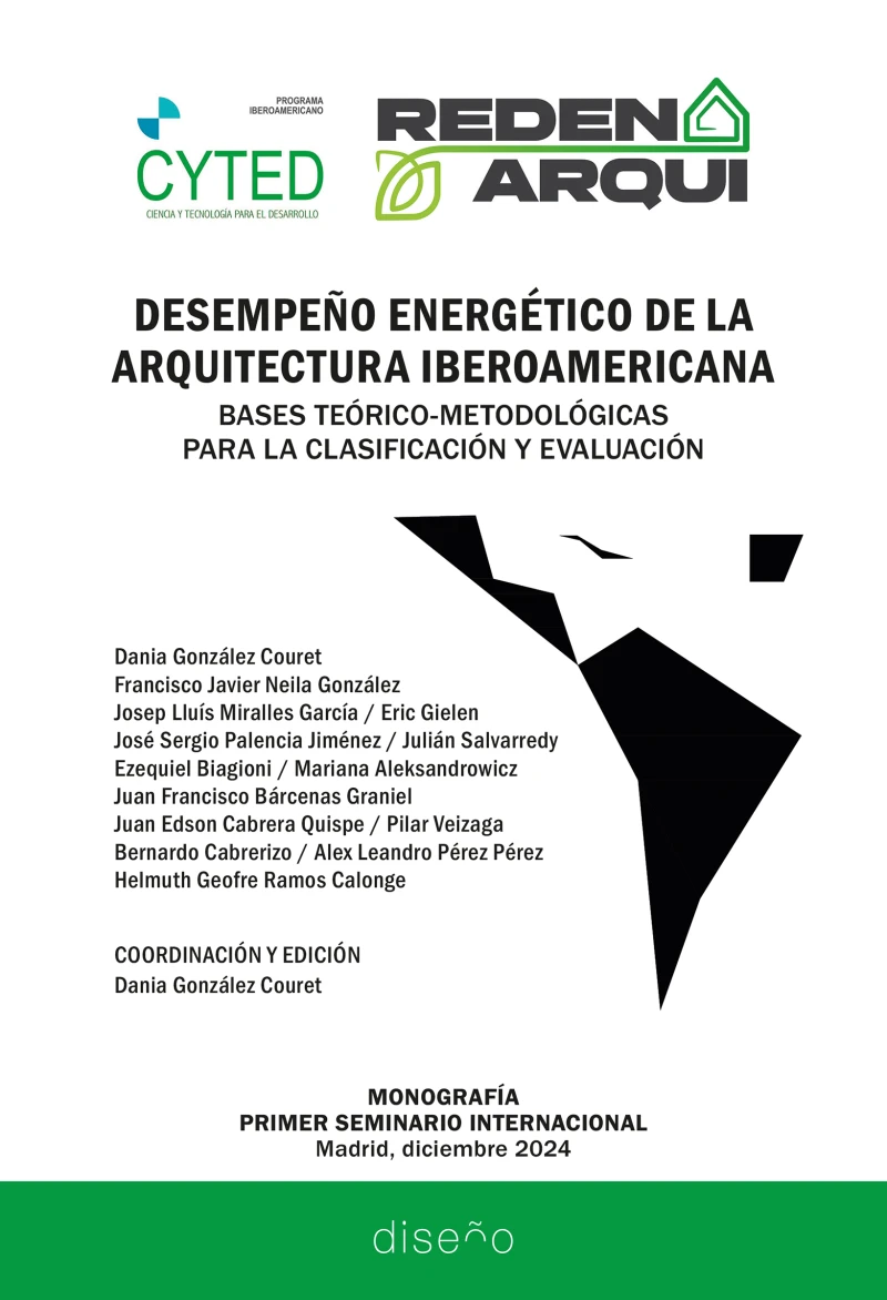 Portada: DESEMPEÑO ENERGÉTICO DE LA ARQUITECTURA IBEROAMERICANA
