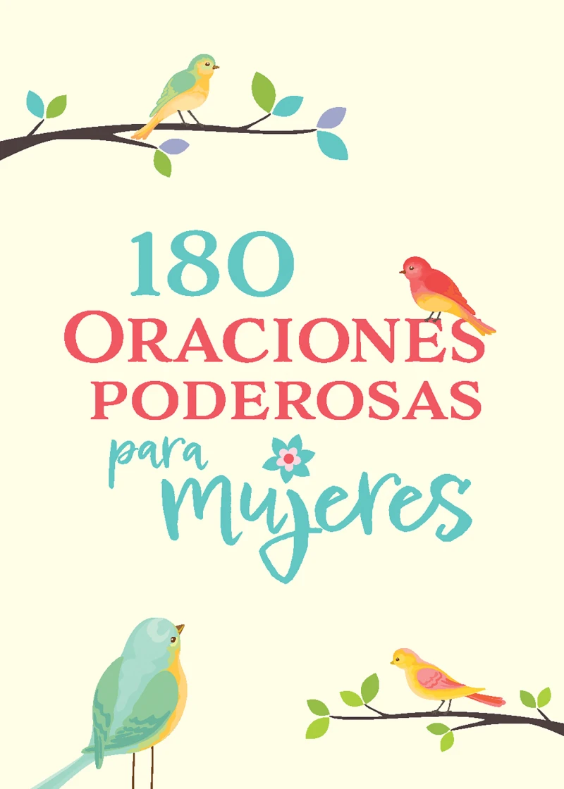 Portada: 180 Oraciones poderosas para mujeres / 180 Powerful Prayers for Women
