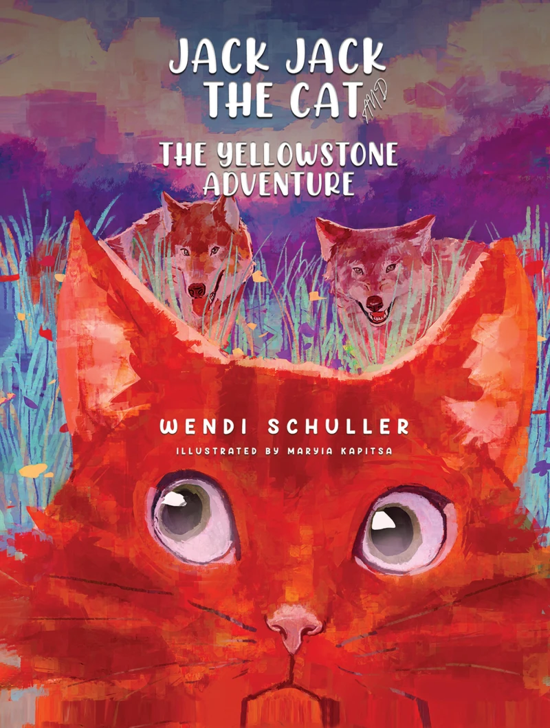 Portada: Jack Jack the Cat and the Yellowstone Adventure