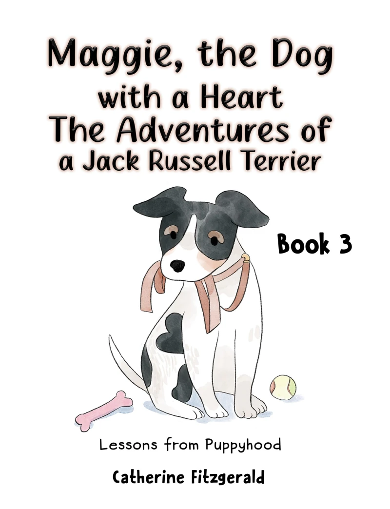Portada: Maggie, the Dog with a Heart: The Adventures of a Jack Russell Terrier Book 3