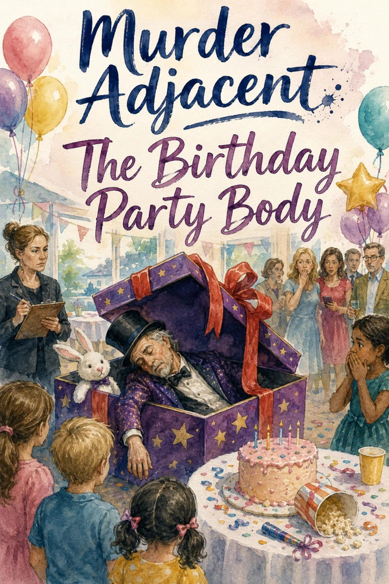Portada: Murder Adjacent #2: The Birthday Party Body