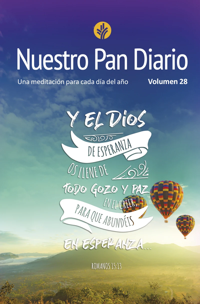 Portada: Nuestro Pan Diario vol 28 Esperanza