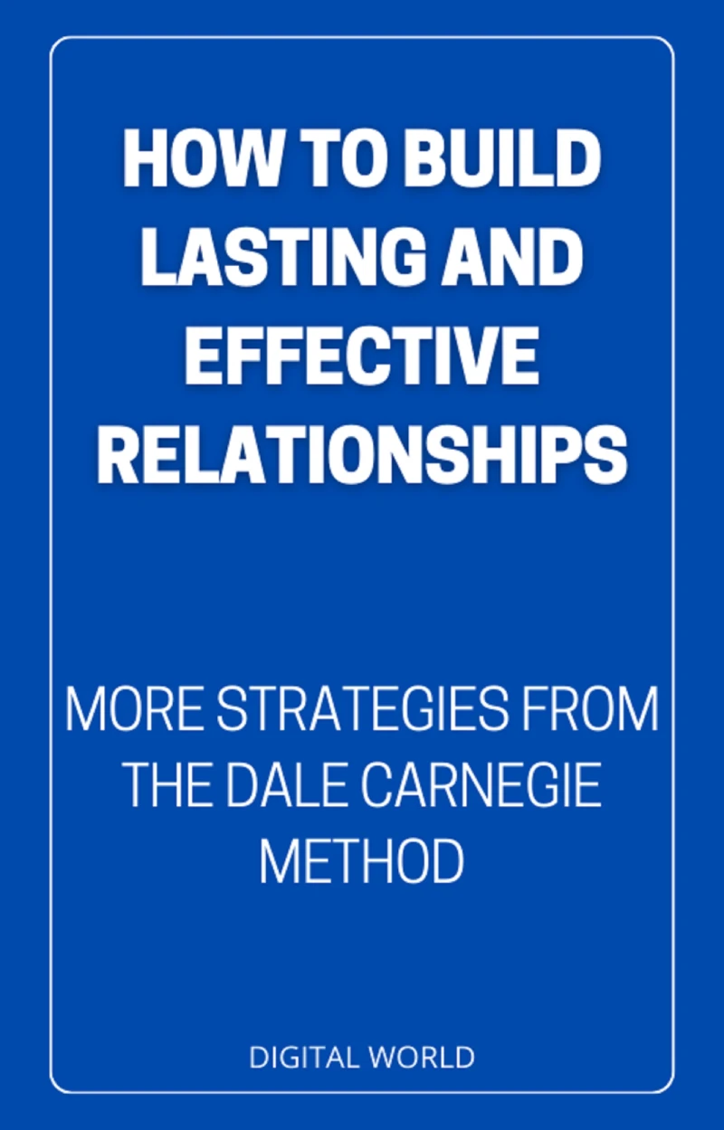 Portada: How to Build Lasting and Effective Relationships