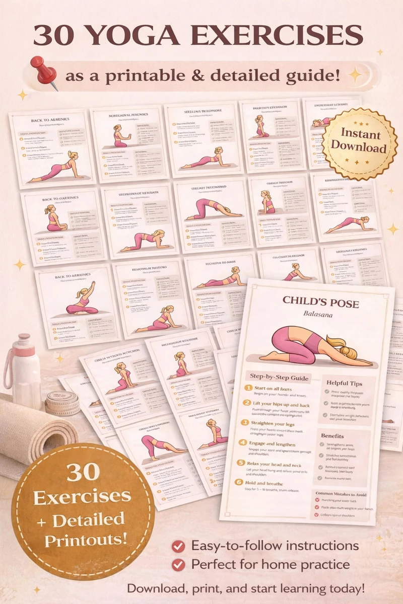 Portada: Yoga Printable Routine