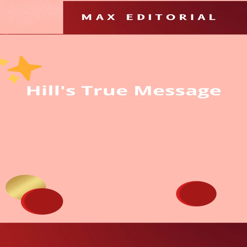 Portada: Hill's True Message