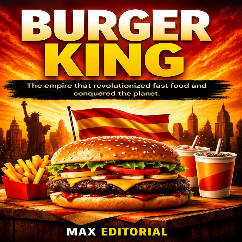 Portada: Burger King: The Empire that Revolutionized Fast Food and Conquered the Planet.