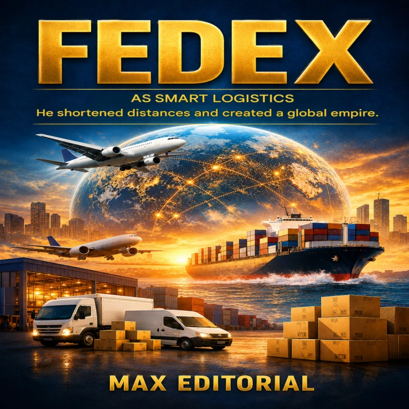 Portada: FedEx: As Smart Logistics He Shortened Distances and Created a Global Empire.