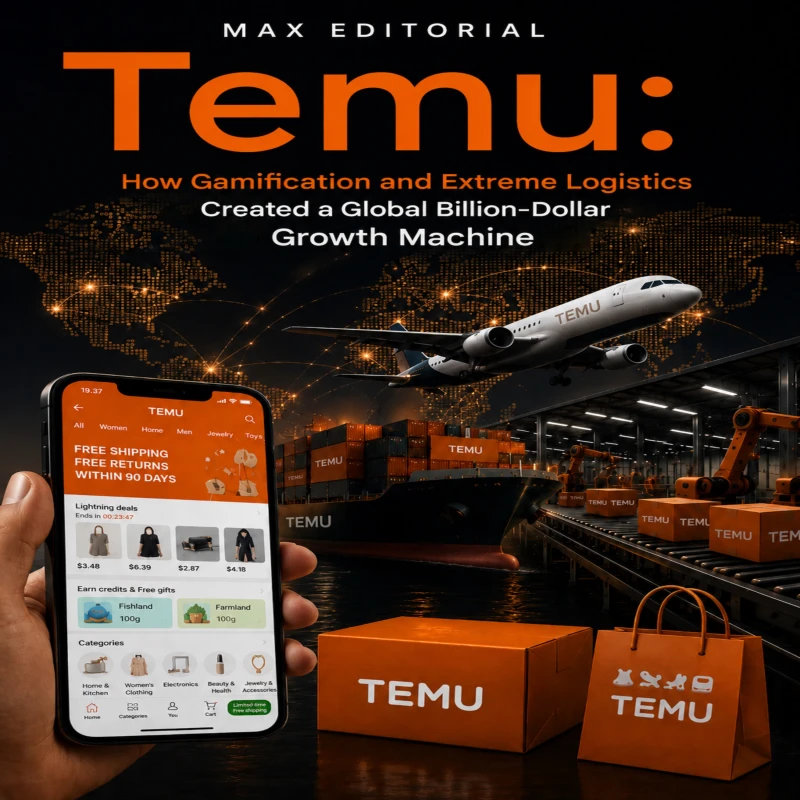 Portada: Temu: How Gamification and Extreme Logistics Created a Global Billion-Dollar Growth Machine