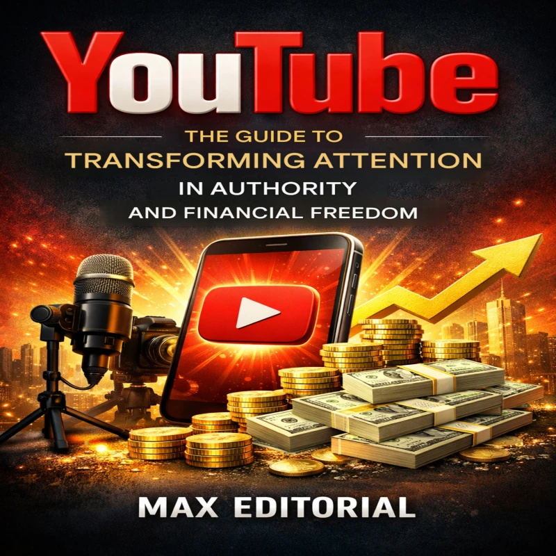 Portada: YouTube: The Guide to Transforming Attention into Authority and Financial Freedom