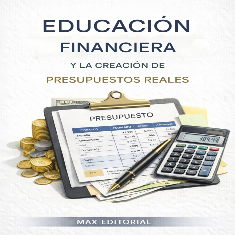 Portada: Educación financiera y La Creación de presupuestos reales