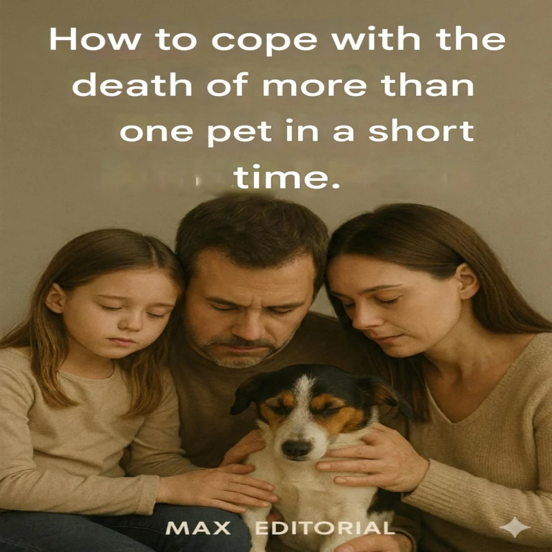 Portada: How to Cope With the Death of More Than One Pet in a Short Time.