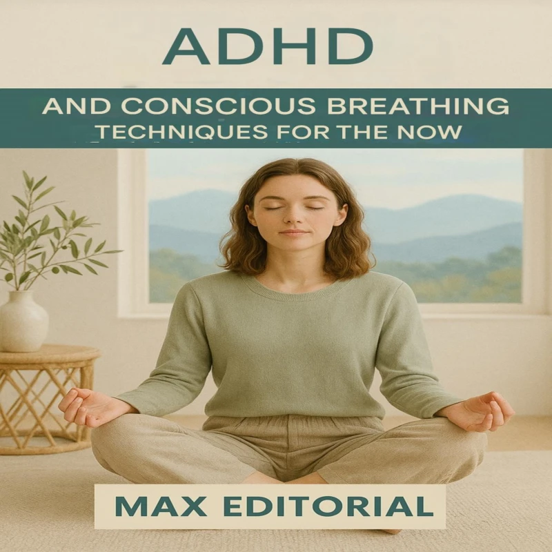 Portada: ADHD and Conscious Breathing: Techniques for the Now