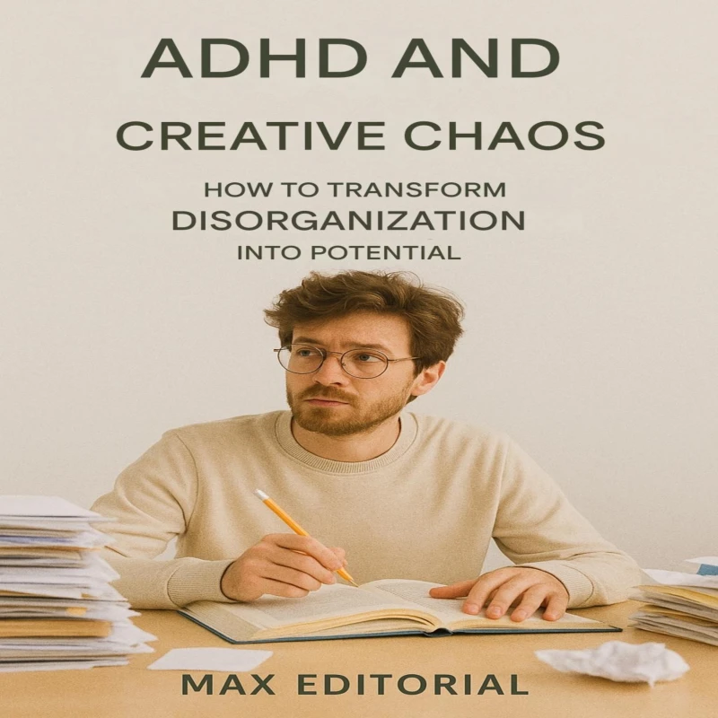 Portada: ADHD and Creative Chaos: How to Transform Disorganization into Potential