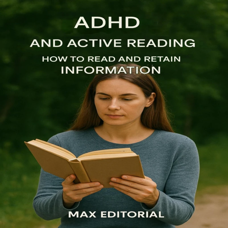 Portada: ADHD and Active Reading: How to Read and Retain Information