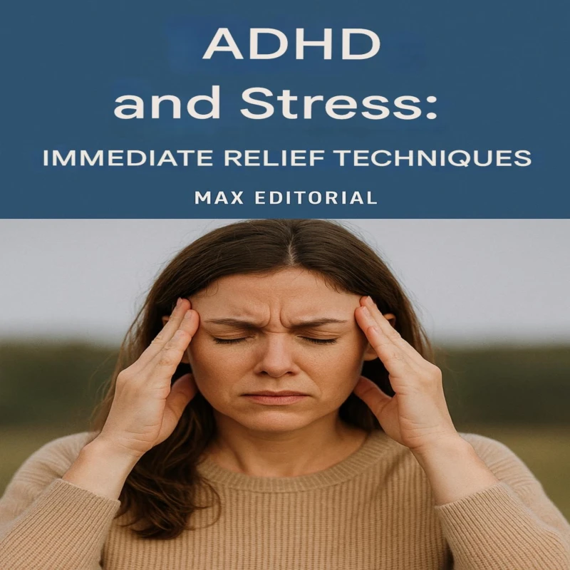 Portada: ADHD and Stress: Immediate Relief Techniques