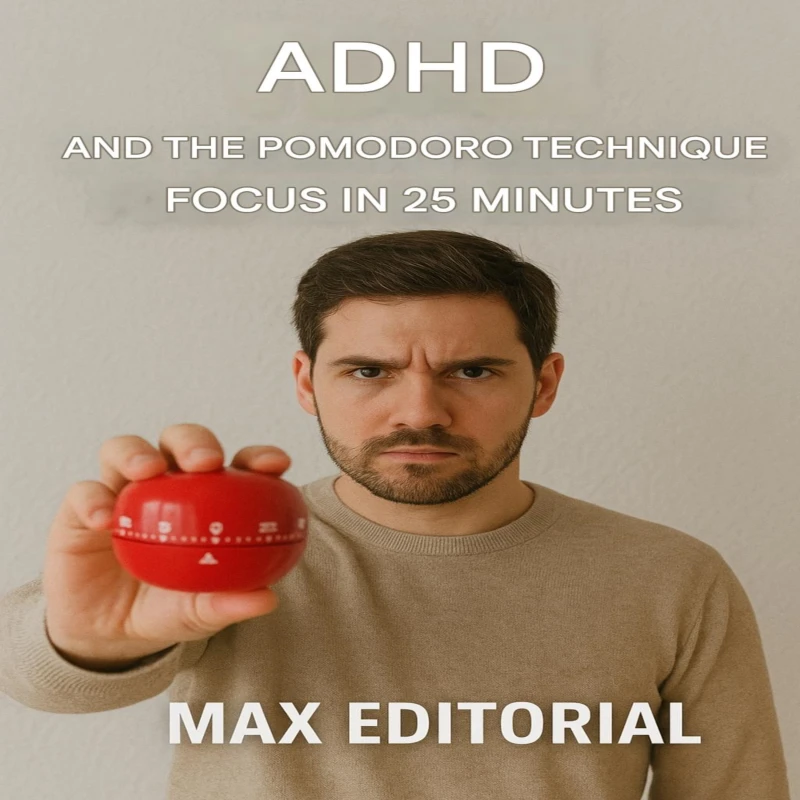 Portada: ADHD and the Pomodoro Technique: Focus in 25 Minutes