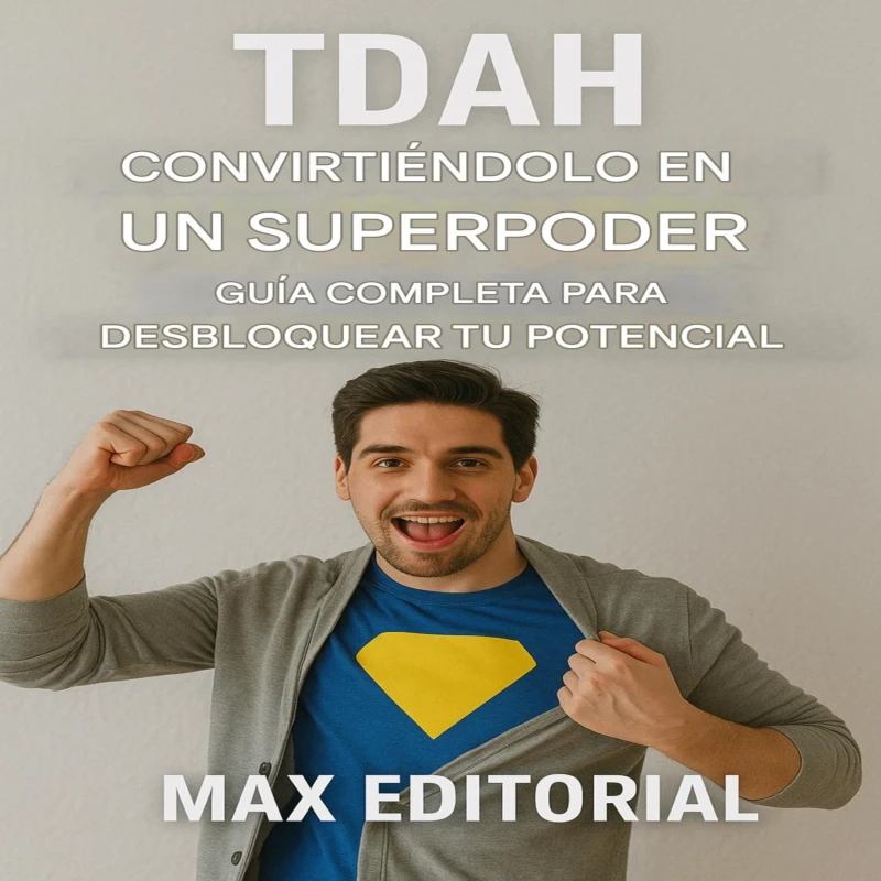 Portada: TDAH: Convirtiéndolo en un superpoder: guía completa para desbloquear tu potencial