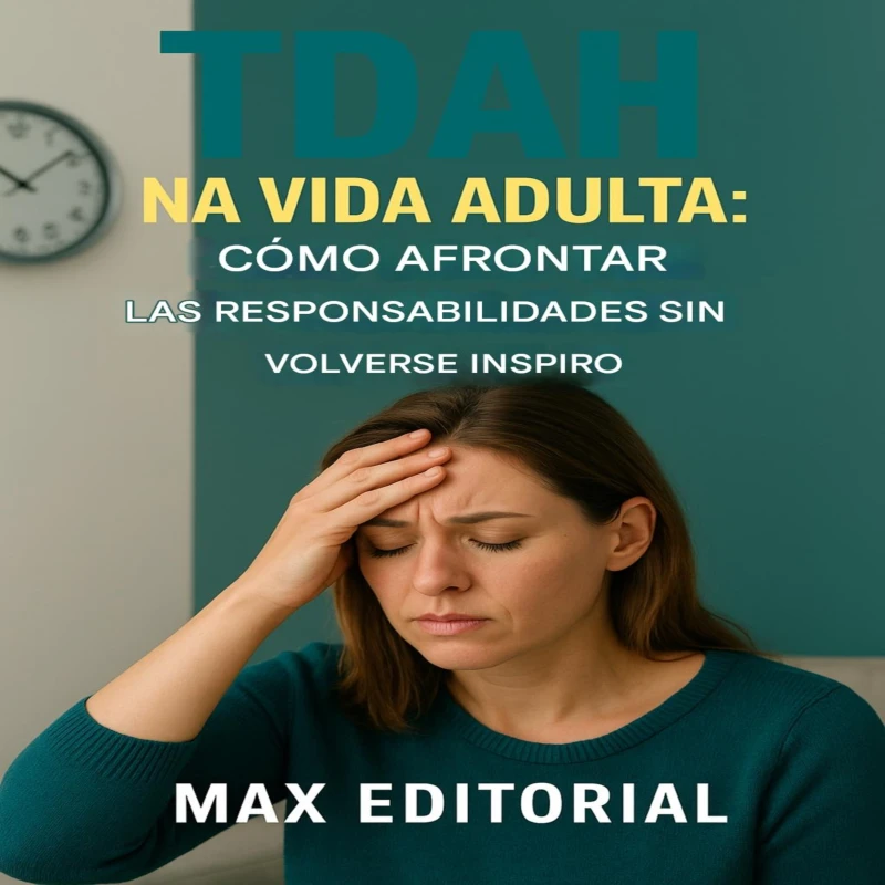Portada: TDAH na vida adulta: Cómo afrontar las responsabilidades sin volverse inspiro