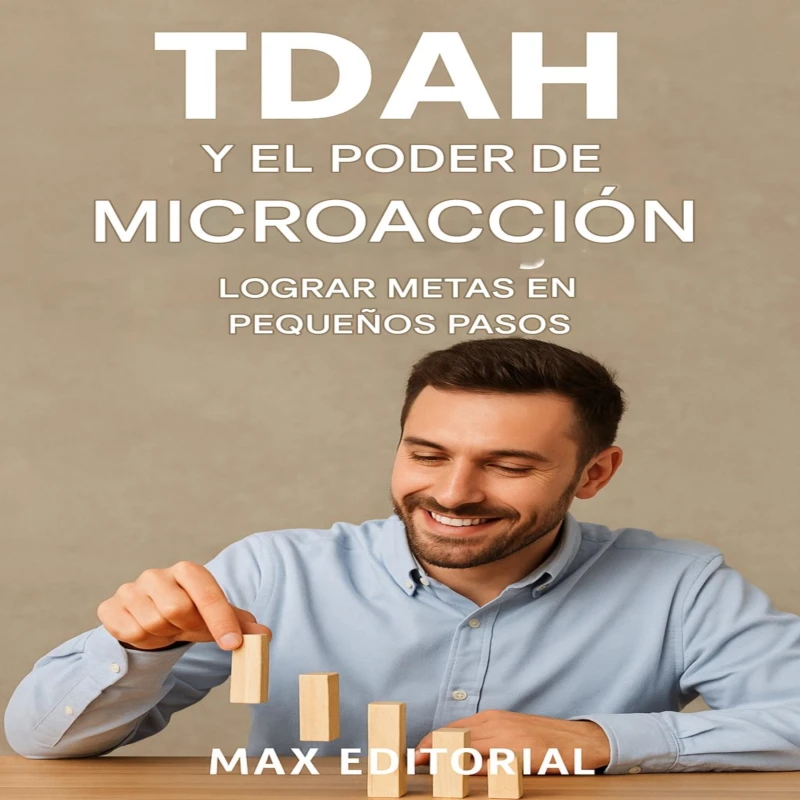 Portada: TDAH y el poder de microacción: Lograr metas en pequeños pasos