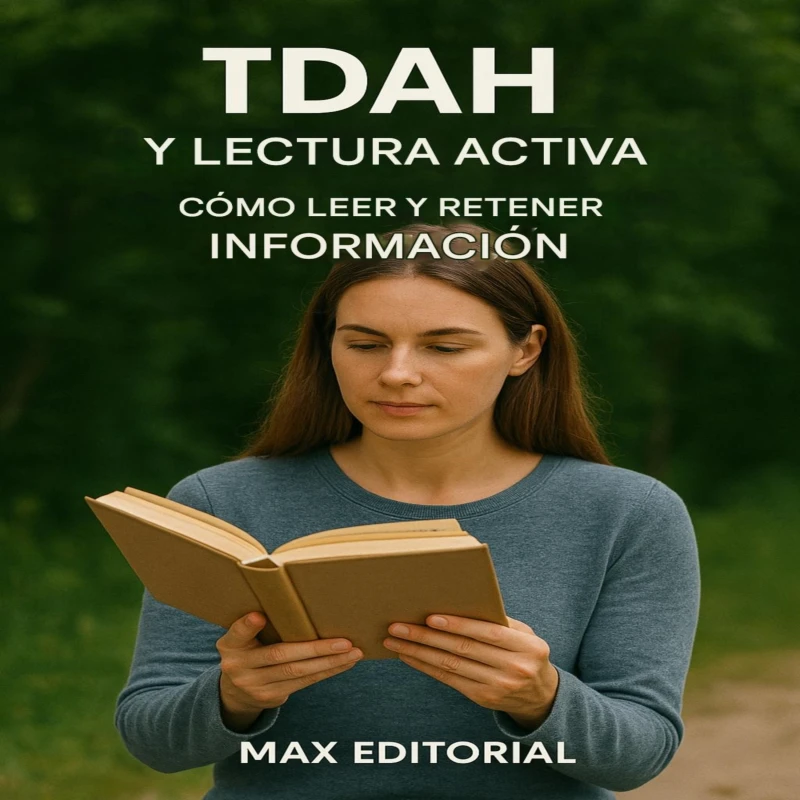 Portada: TDAH y lectura activa: cómo leer y retener información