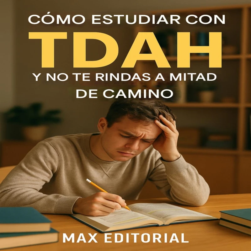 Portada: Cómo estudiar con TDAH y no te rindas a mitad de camino