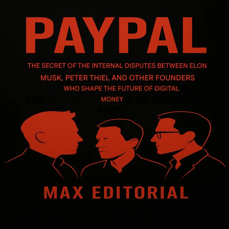Portada: PAYPAL: THE SECRET OF THE INTERNAL DISPUTES BETWEEN ELON MUSK, PETER THIEL AND OTHER FOUNDERS WHO SHAPE THE FUTURE OF DIGITAL MONEY