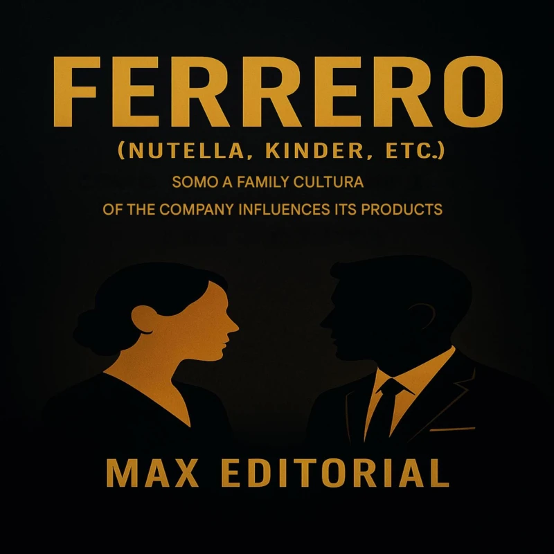 Portada: Ferrero (Nutella, Kinder, etc.): Somo a family cultura of the company influences its products