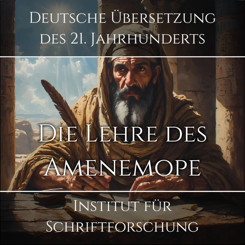 Portada: Die Lehre des Amenemope