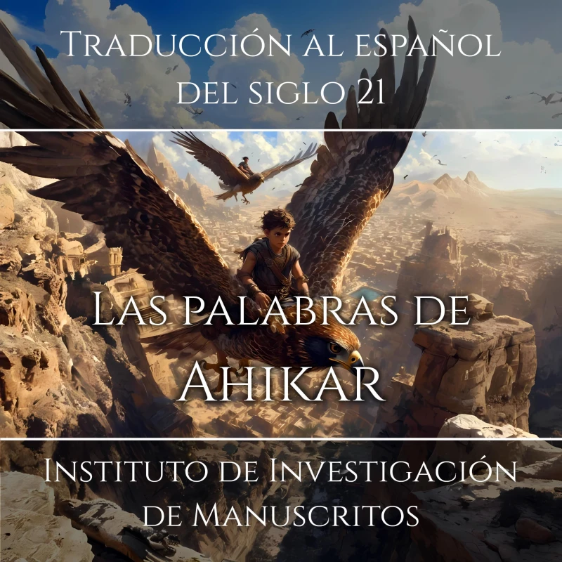 Portada: Las palabras de Ahikar