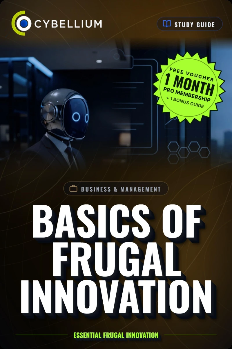 Portada: Basics of Frugal Innovation