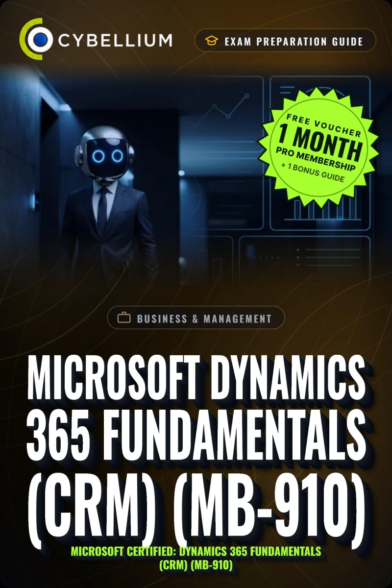 Portada: Microsoft Dynamics 365 Fundamentals (CRM) (MB-910)