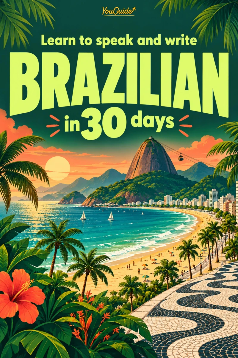 Portada: Learn to speak and write Brazilian in 30 days