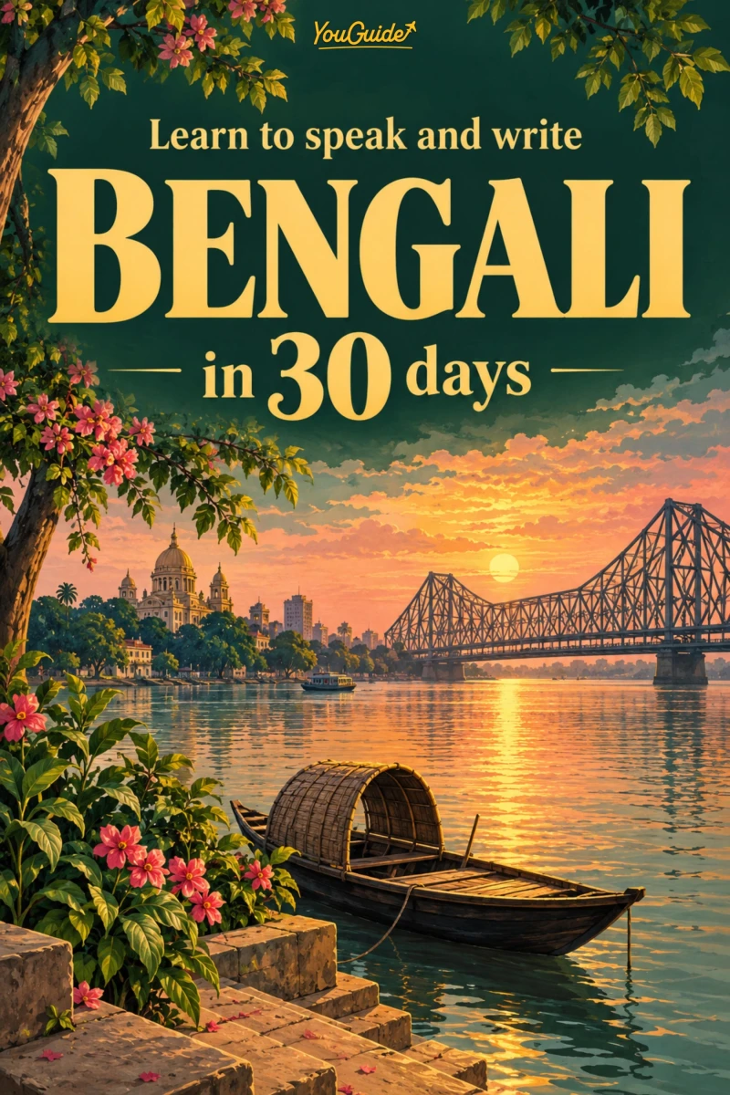 Portada: Learn to speak and write Bengali in 30 days