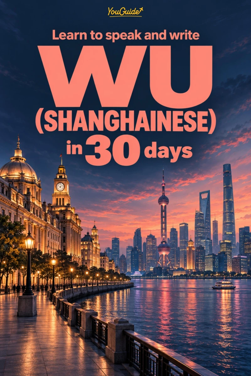 Portada: Learn to speak and write Wu (Shanghainese) in 30 days