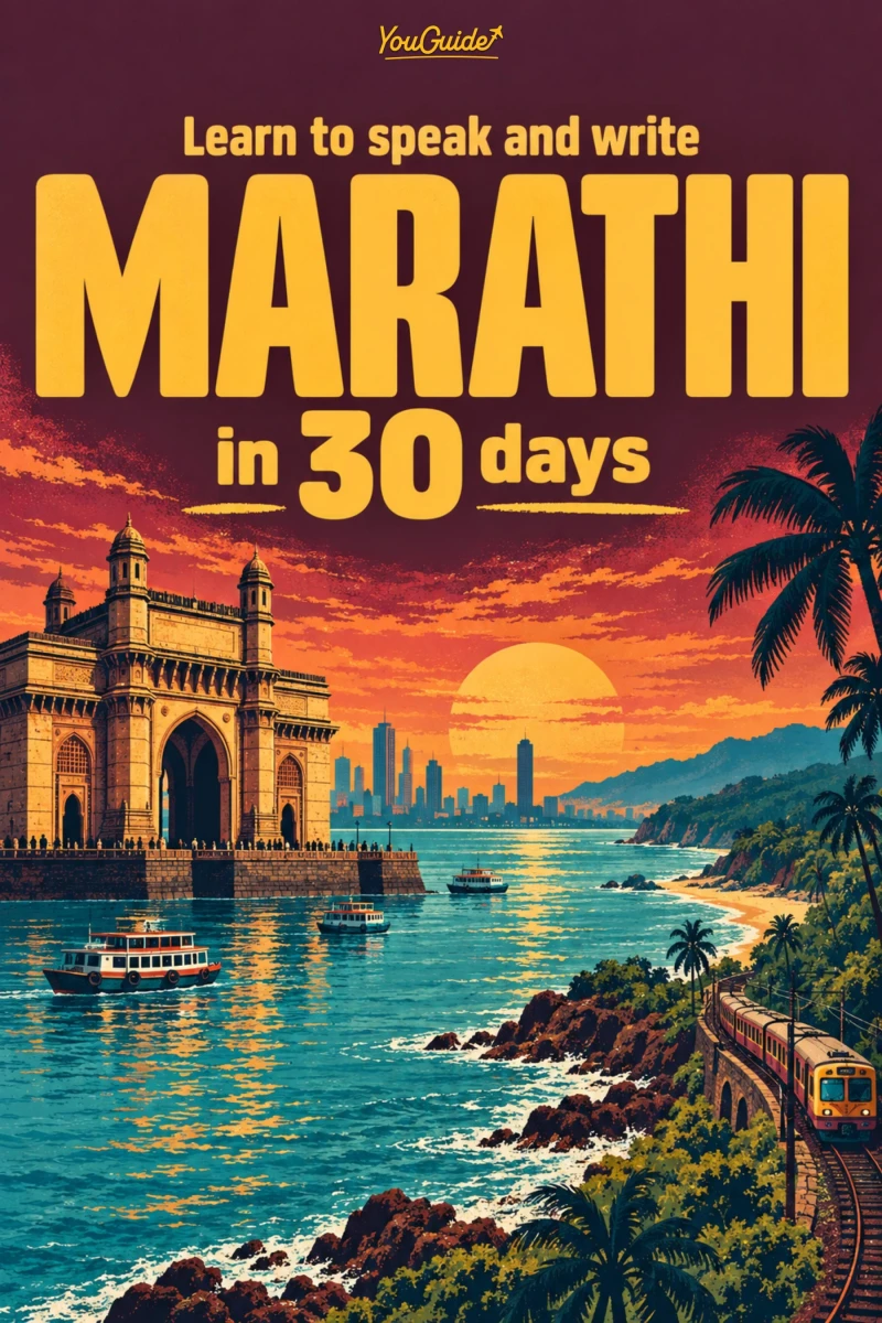 Portada: Learn to speak and write Marathi in 30 days