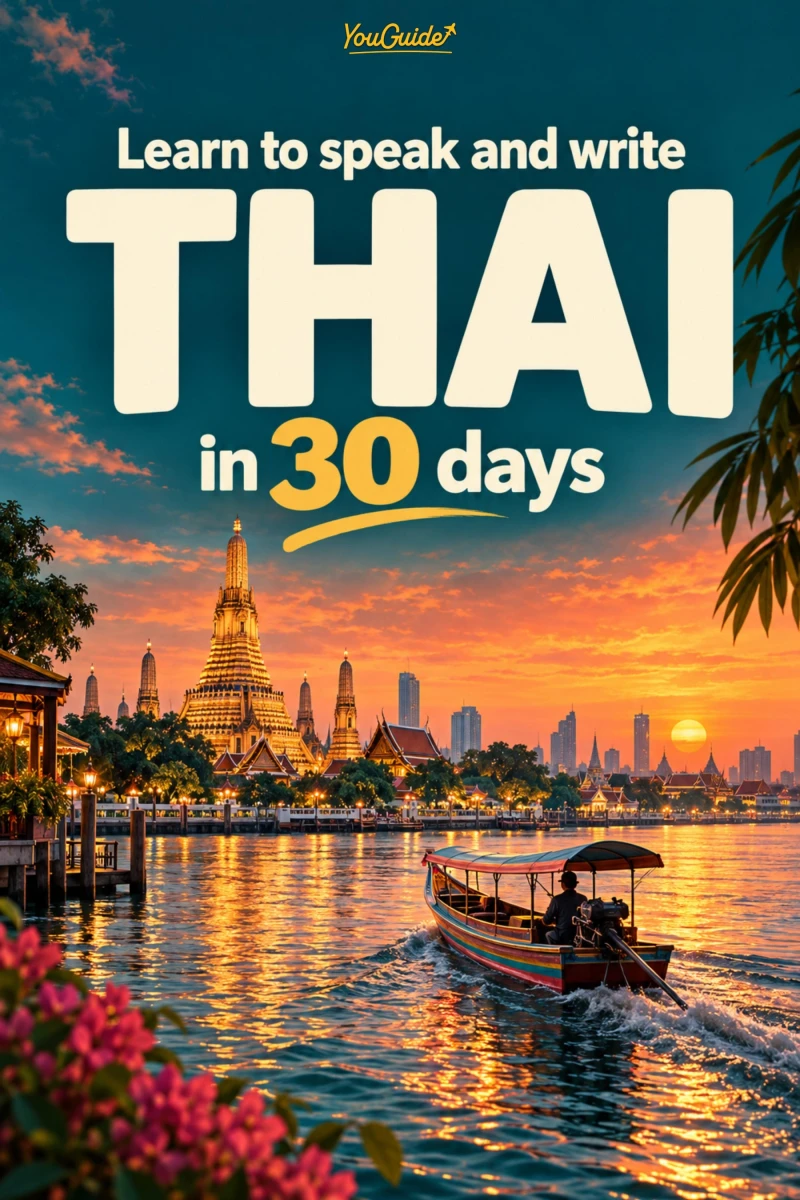Portada: Learn to speak and write Thai in 30 days