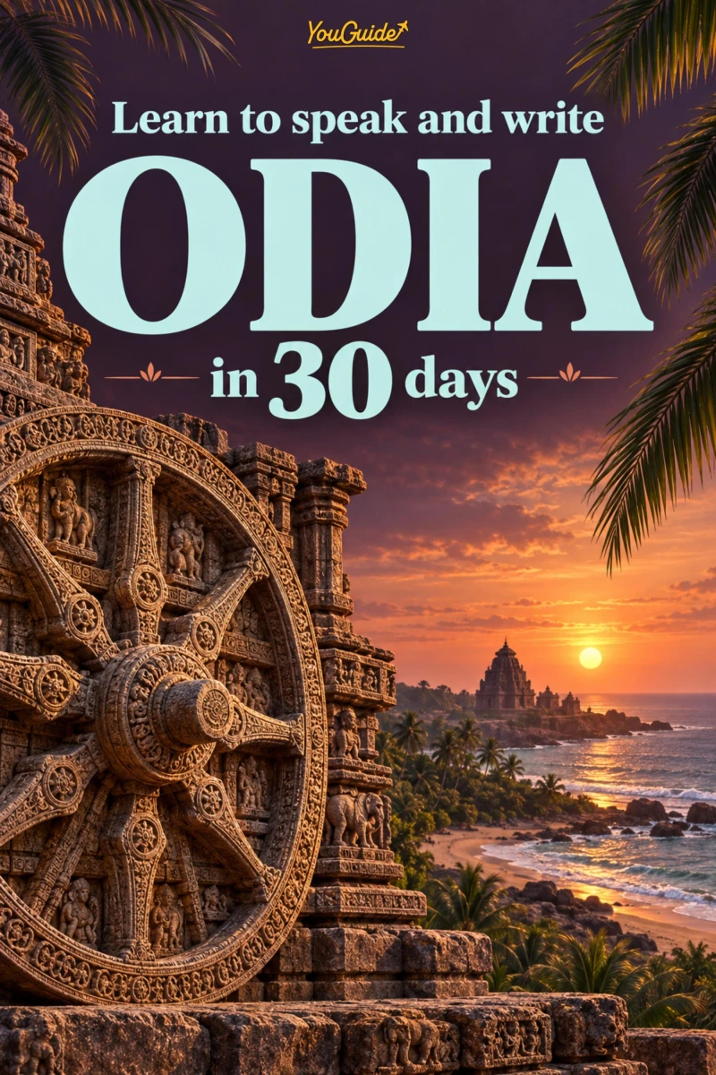 Portada: Learn to speak and write Odia in 30 days