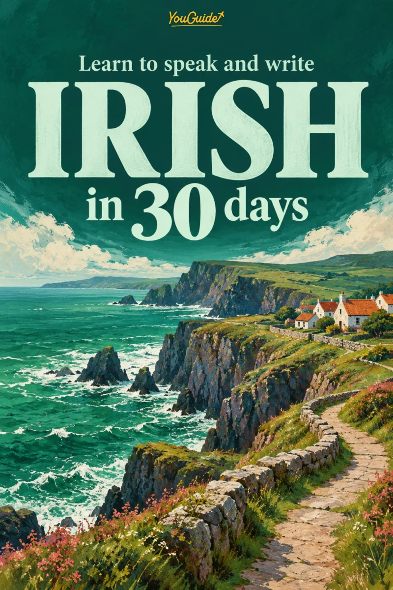 Portada: Learn to speak and write Irish in 30 days