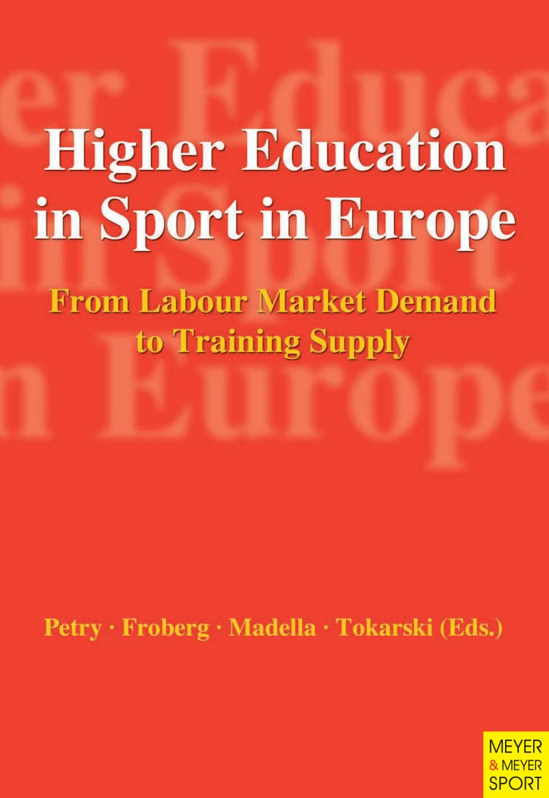 Portada: Higher Education in Sport in Europe