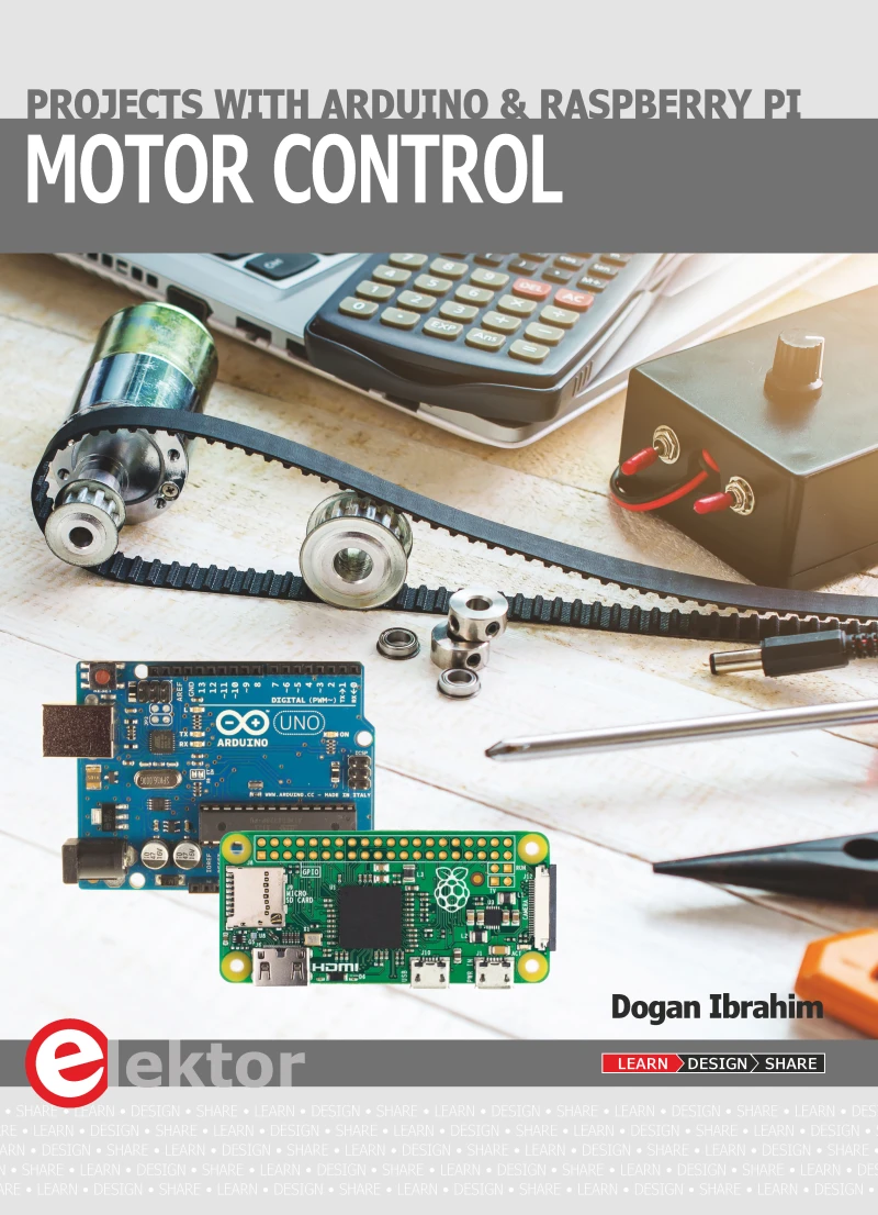 Portada: Motor Control – Projects with Arduino & Raspberry Pi