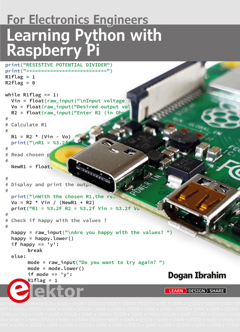 Portada: Learning Python with Raspberry Pi