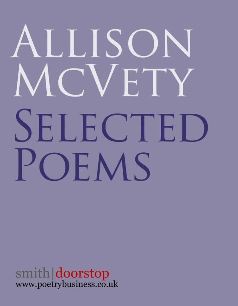 Portada: Allison McVety: Selected Poems